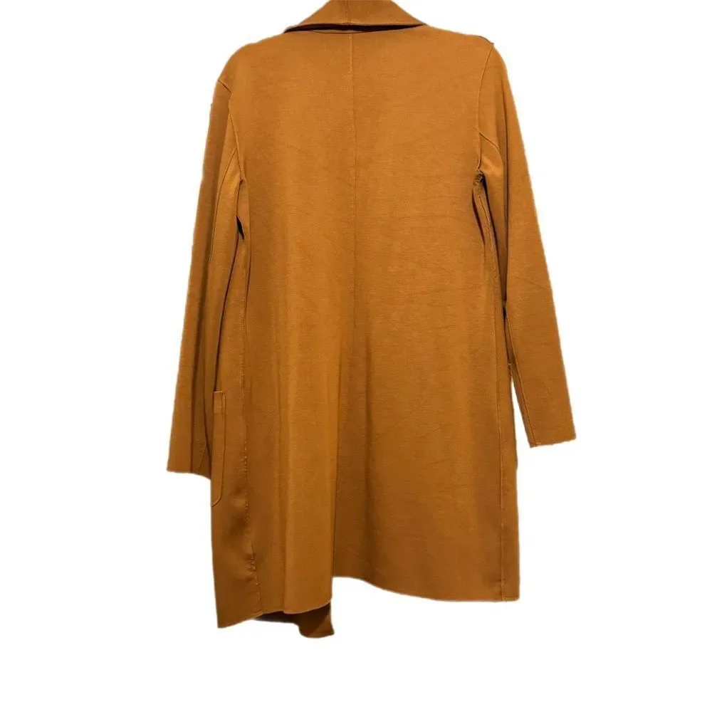 Carolina Belle Red-Brown Trench-Style Coat Jacket Size Medium